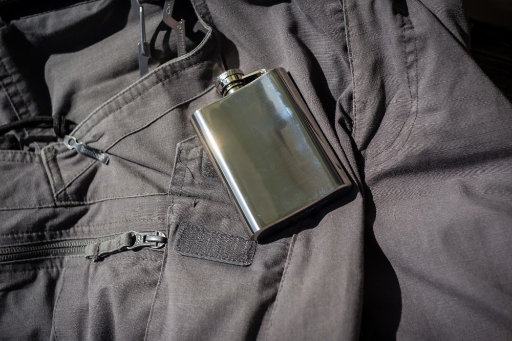 Mil-Tec - Nerezová ploskačka, 147 ml