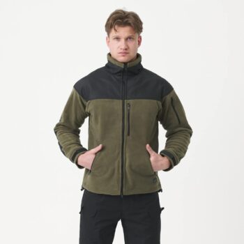 Helikon-Tex Classic Army Fleece - Mikina, Olivovo/Čierna