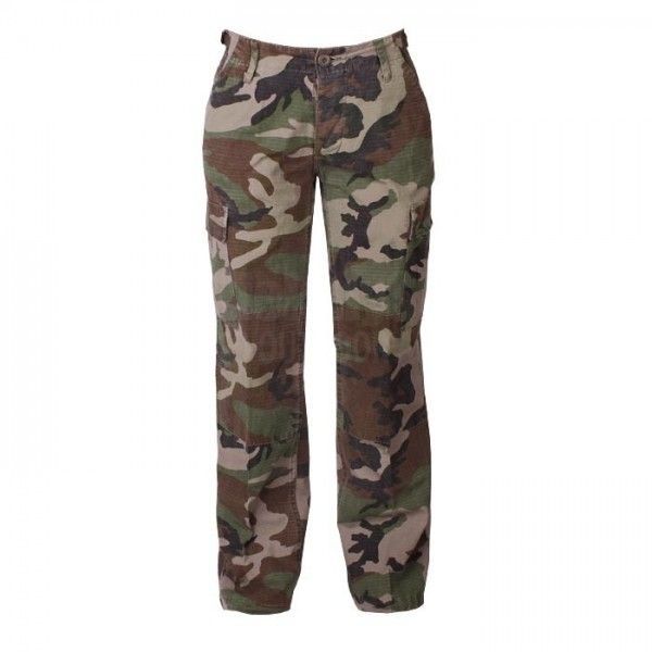 Mil-Tec US BDU Rip/Stop - Nohavice dámske, Woodland