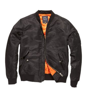 Vintage Industries Welder MA1 - Bunda, Čierna