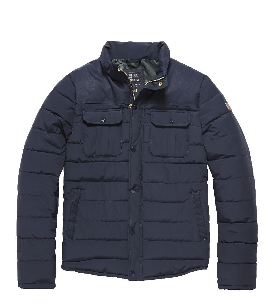 Vintage Industries Beeston - Bunda, Modrá