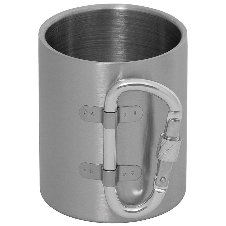 Fox Outdoor | Nerezový hrnček s karabínou, 300 ml
