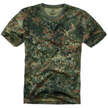 Brandit Tričko Bavlnené Flecktarn