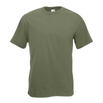 Fruit of the Loom Tričko Super Premium Classic Olive
