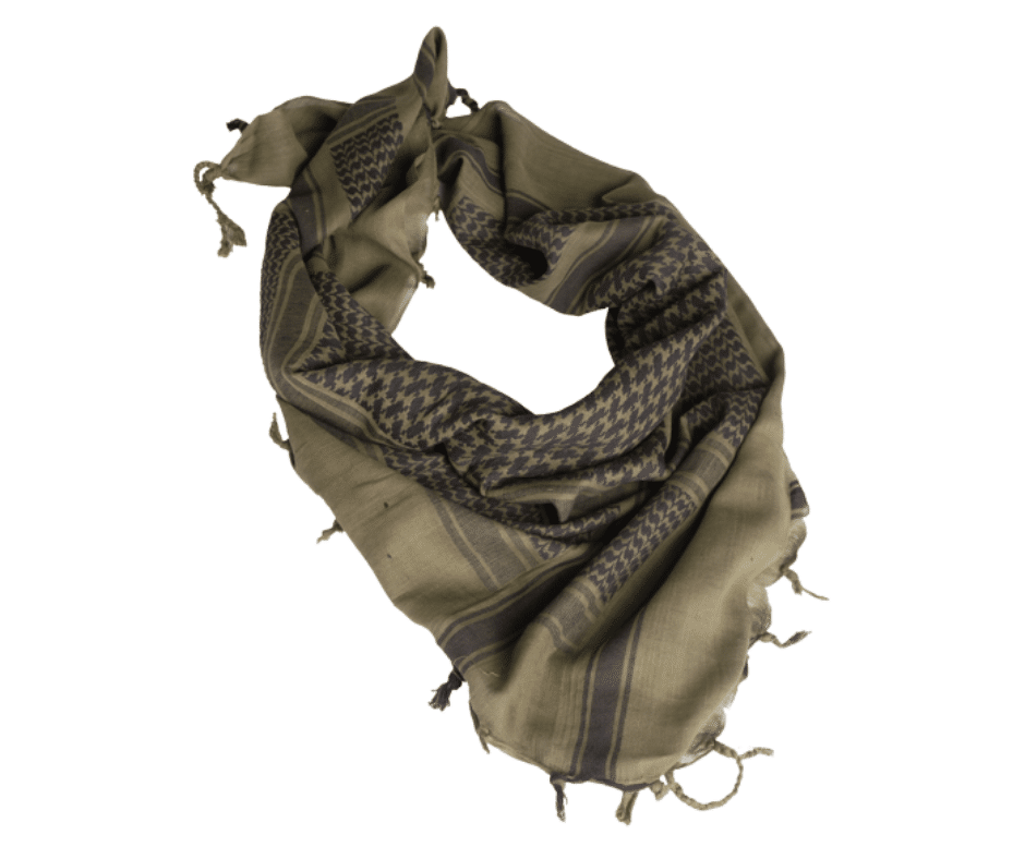 Mil-Tec Shemagh - Arafatka, Olivová/Čierna