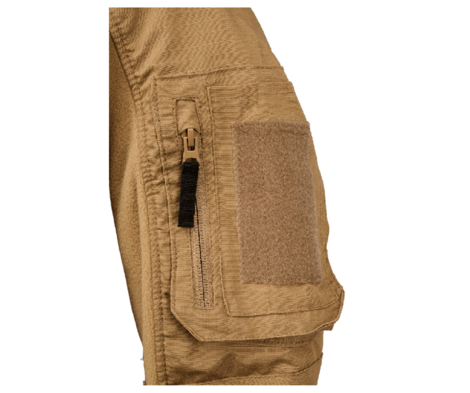 Brandit Fleecejacket Rip/Stop | Bunda, Camel