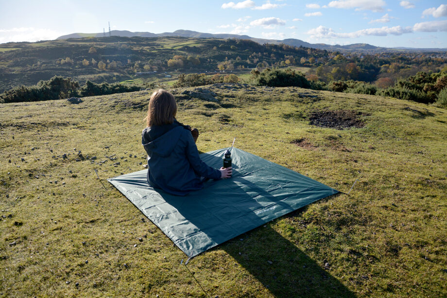 Vodeodolná podložka DD Hammocks DD Magic Carpet - Olivová
