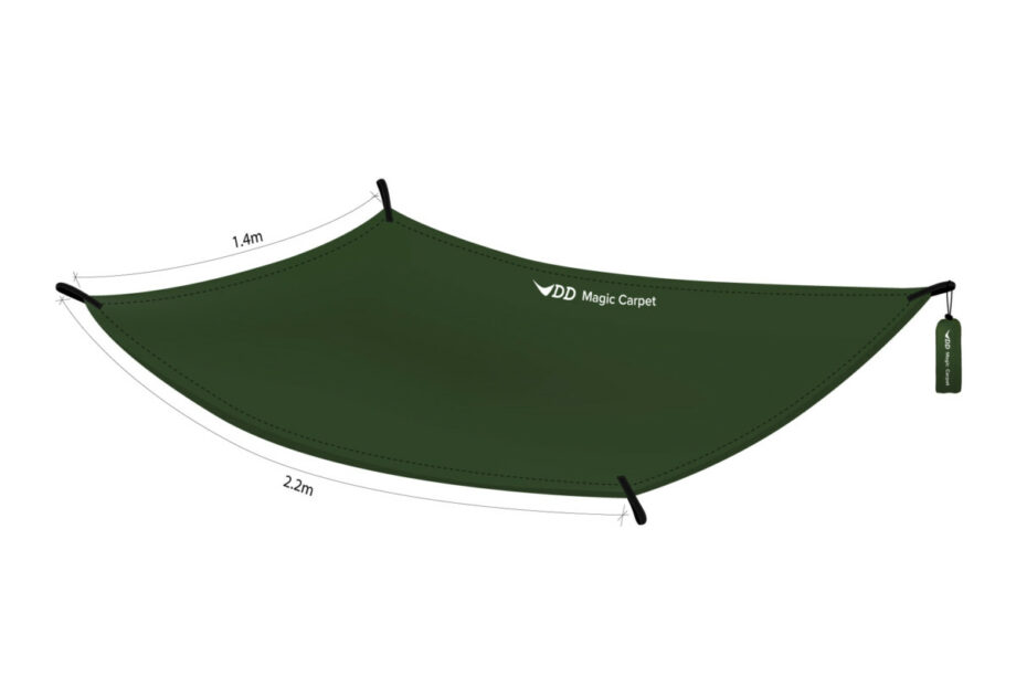 DD Hammocks DD Magic Carpet | Vodeodolná podložka, Olivová