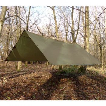 DD Hammocks Tarp 3,5 × 3,5 – celta (coyote brown)