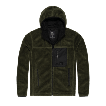 Vintage Industries Dustin Lined Sherpa | Bunda, Dark/Olive
