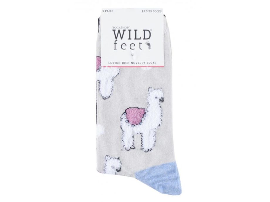 WILD feet | Dámske ponožky, 3 páry, Alpaka