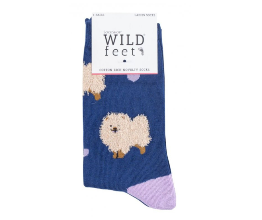 WILD feet | Dámske ponožky, 3 páry, Špic 