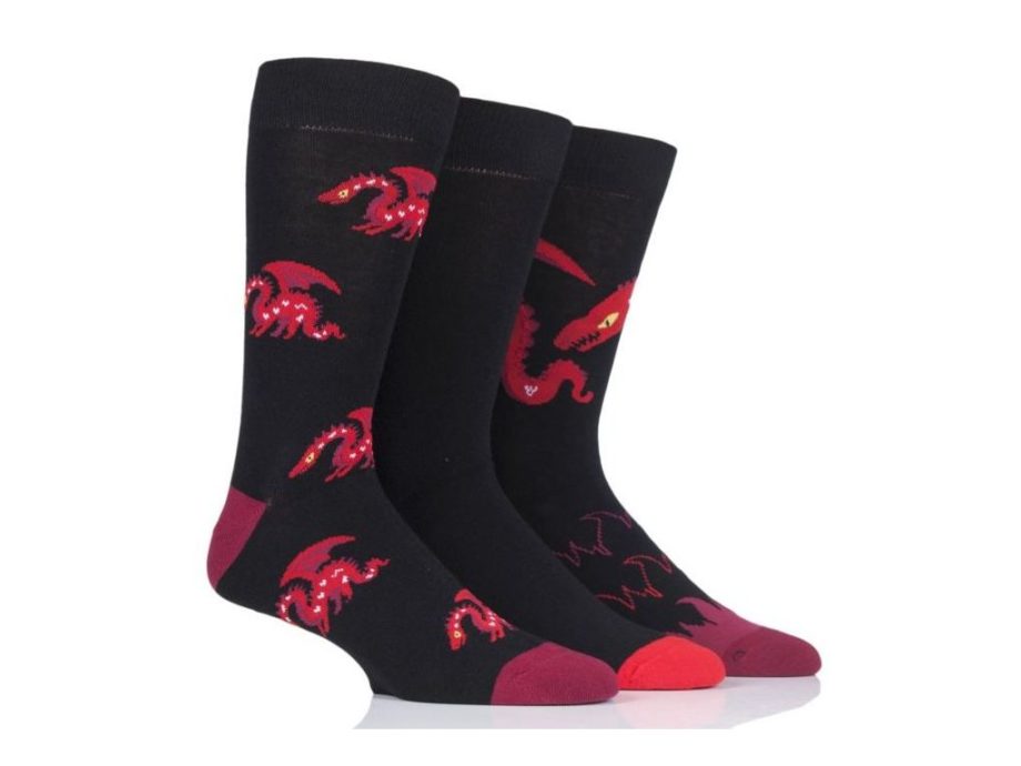 WILD feet | Ponožky, 3 Páry, Draci 