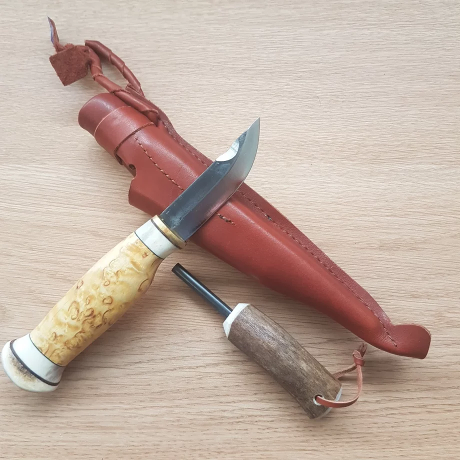 Wood Jewel Jätkänpuukko 23J | Nôž s kresadlom