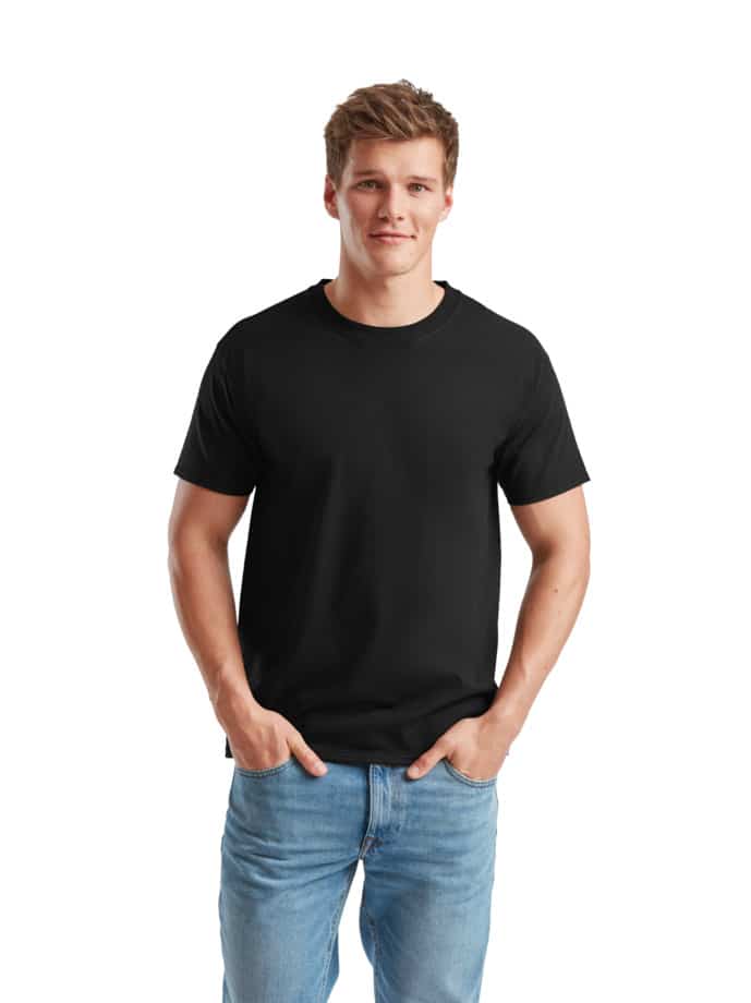 Fruit of the Loom Heavy Cotton - Tričko, Čierne