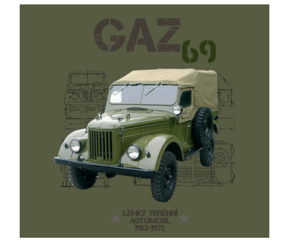 Gaz 69 | Tričko, Pieskové