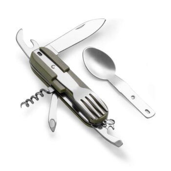 Tac Maven Olaf Camping Utensils - Olive Green. Súprava vonkajších príborov, kompaktný a všestranný outdoorový základ pre každého.