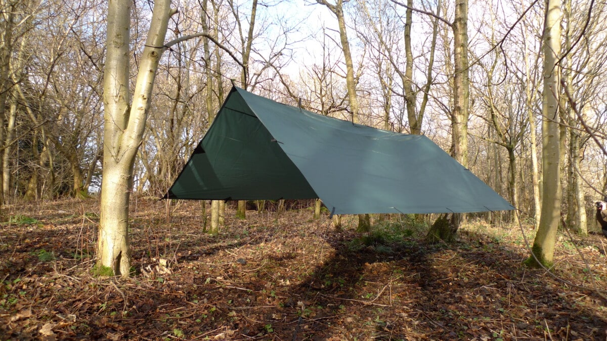 DD Hammocks DD Tarp 3,5 × 3,5 - Celta, Olive Green