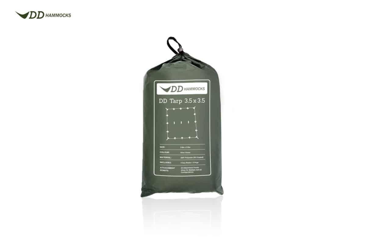 DD Hammocks DD Tarp 3,5 × 3,5 - Celta, Olive Green