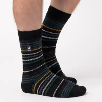 Heat Holders 2.3 – Pánske Hrubé Termo Ponožky, Astana, Čierne
