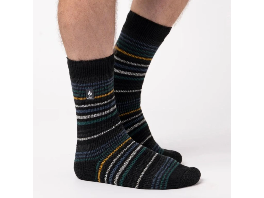 Heat Holders 2.3 – Pánske Hrubé Termo Ponožky, Astana, Čierne