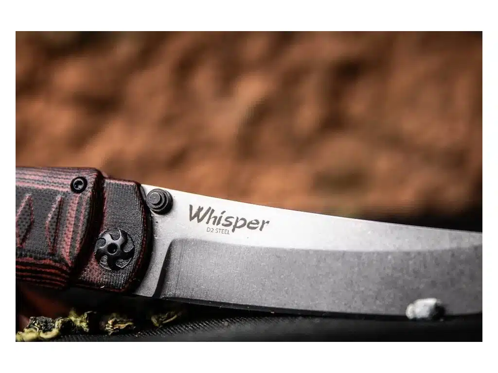 Kizlyar Supreme Whisper D2 SW Red-Black - Nôž