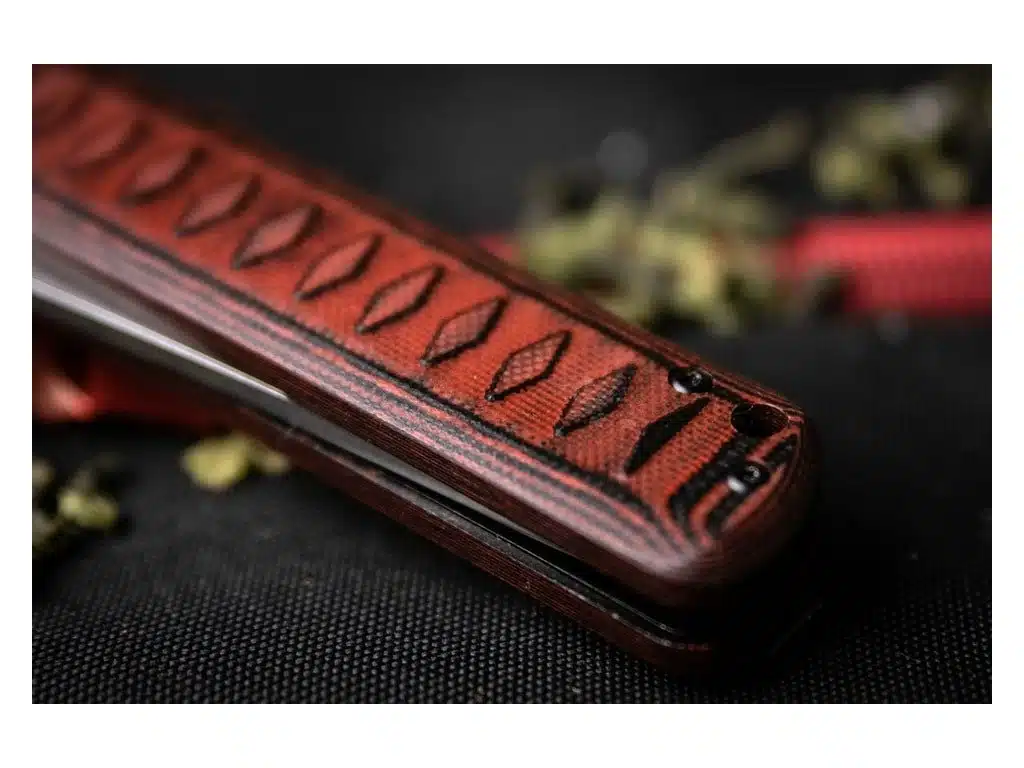 Kizlyar Supreme Whisper D2 SW Red-Black - Nôž