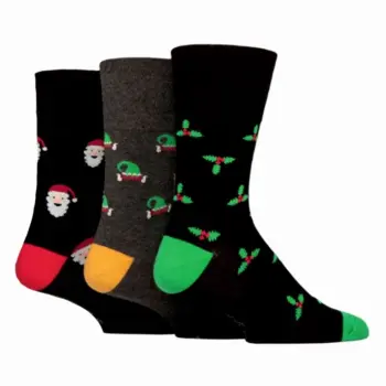 Gentle Grip Novelty Mix – Pánske Ponožky, 3 Páry