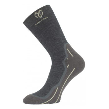 Lasting WHI Merino - Ponožky, Hnedé