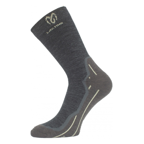 Lasting WHI Merino - Ponožky, Hnedé