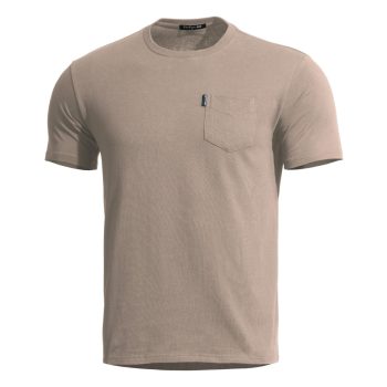 Pentagon Ageron Pocket – tričko s vreckom (khaki)